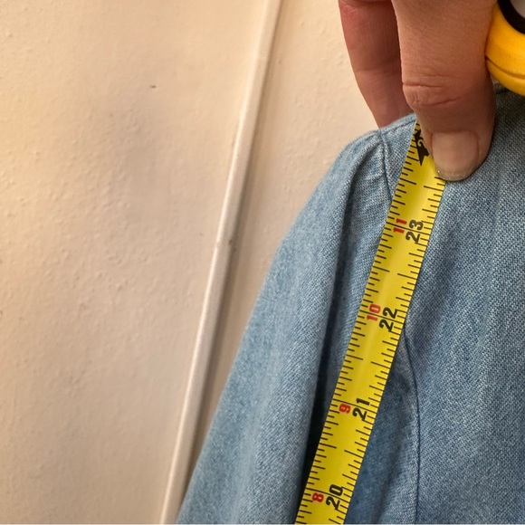 VINTAGE Casual Corner Denim Dress - Picture 8 of 9